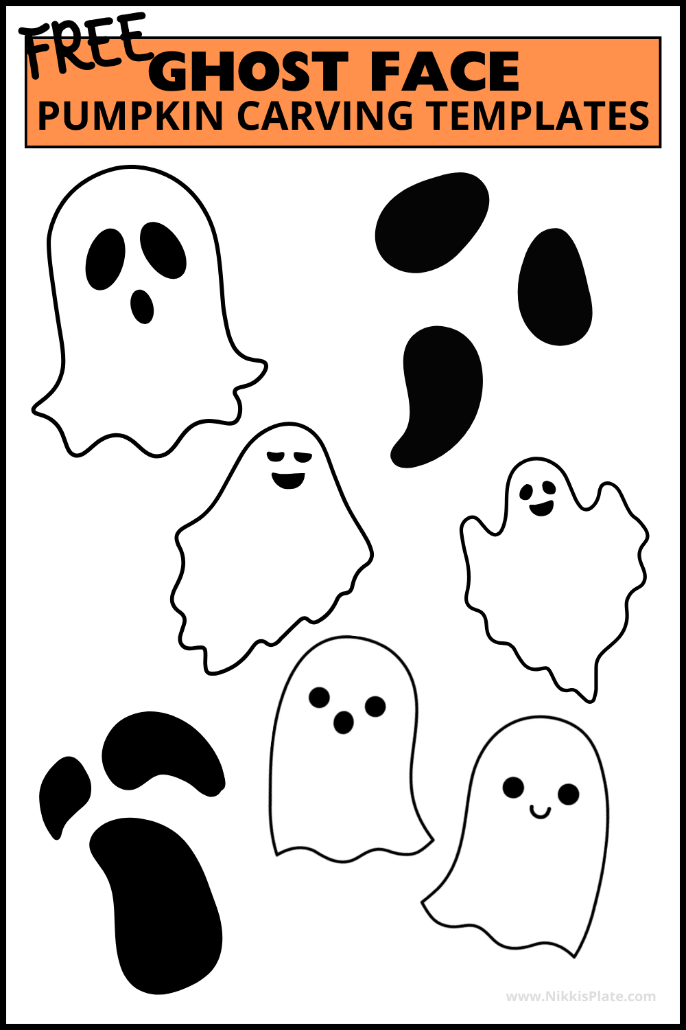 Free Printable Ghost Template Printable