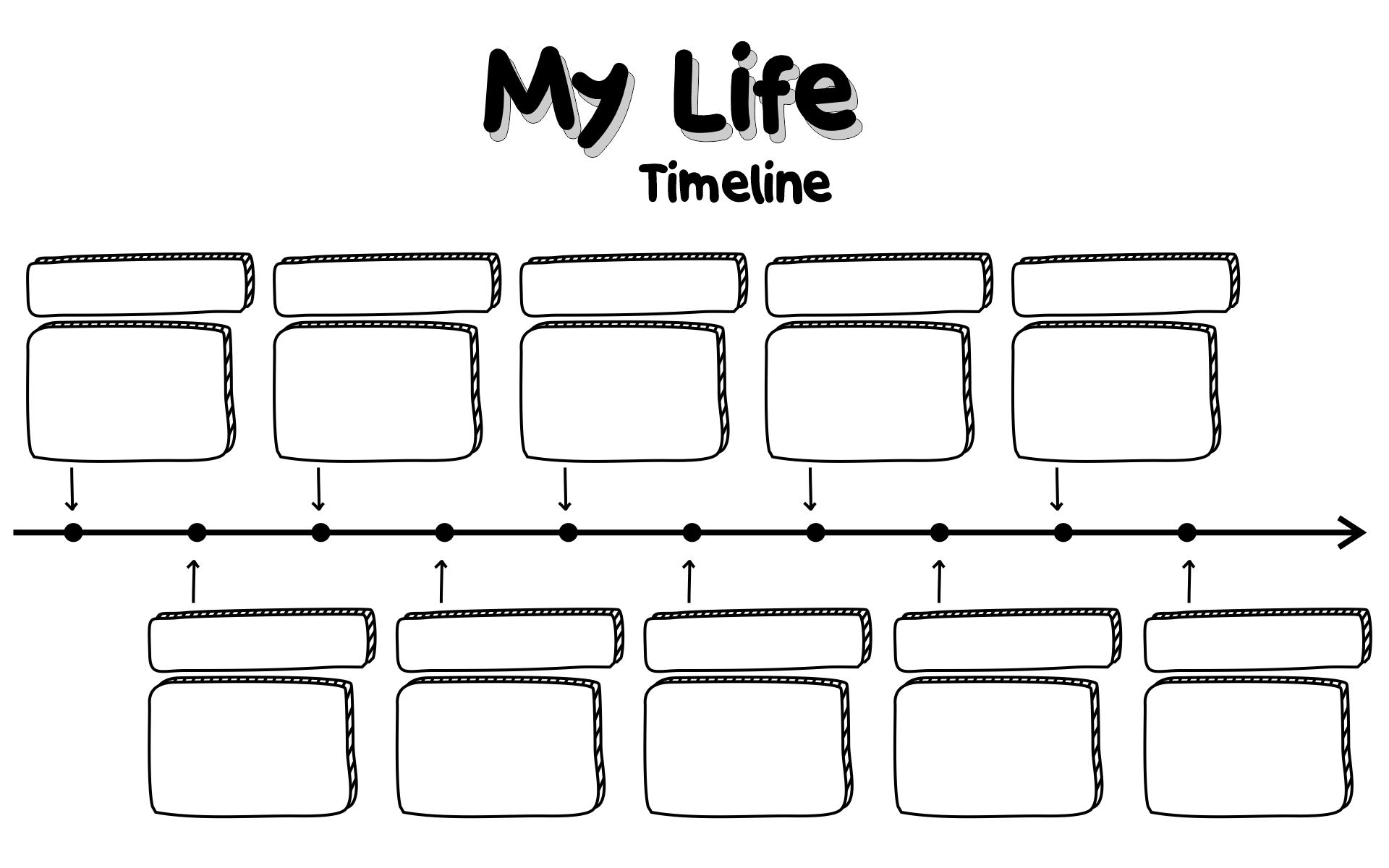 17 Blank Printable Timeline Worksheets Free PDF At Worksheeto