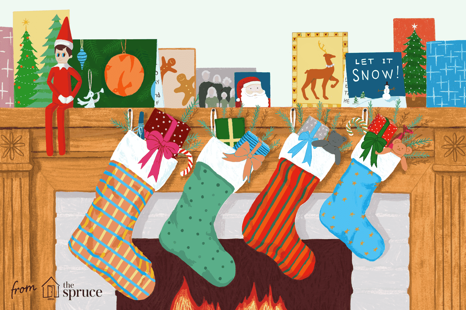 20 Printable Christmas Cards To Send To Everyone
