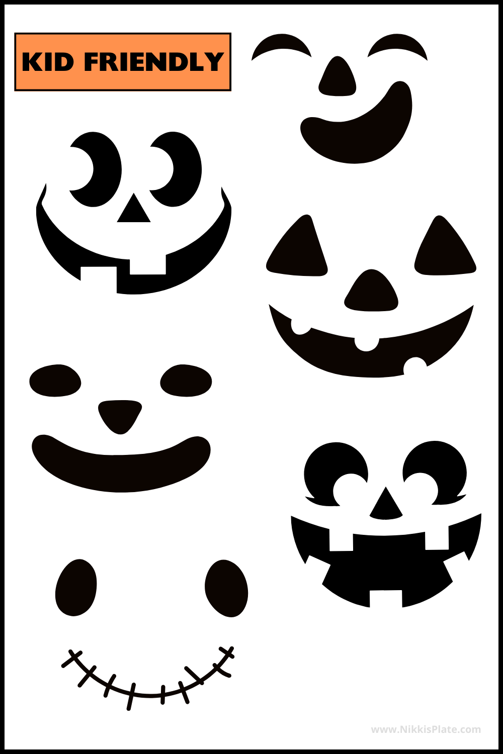 Jack O Lantern Template Free Printable