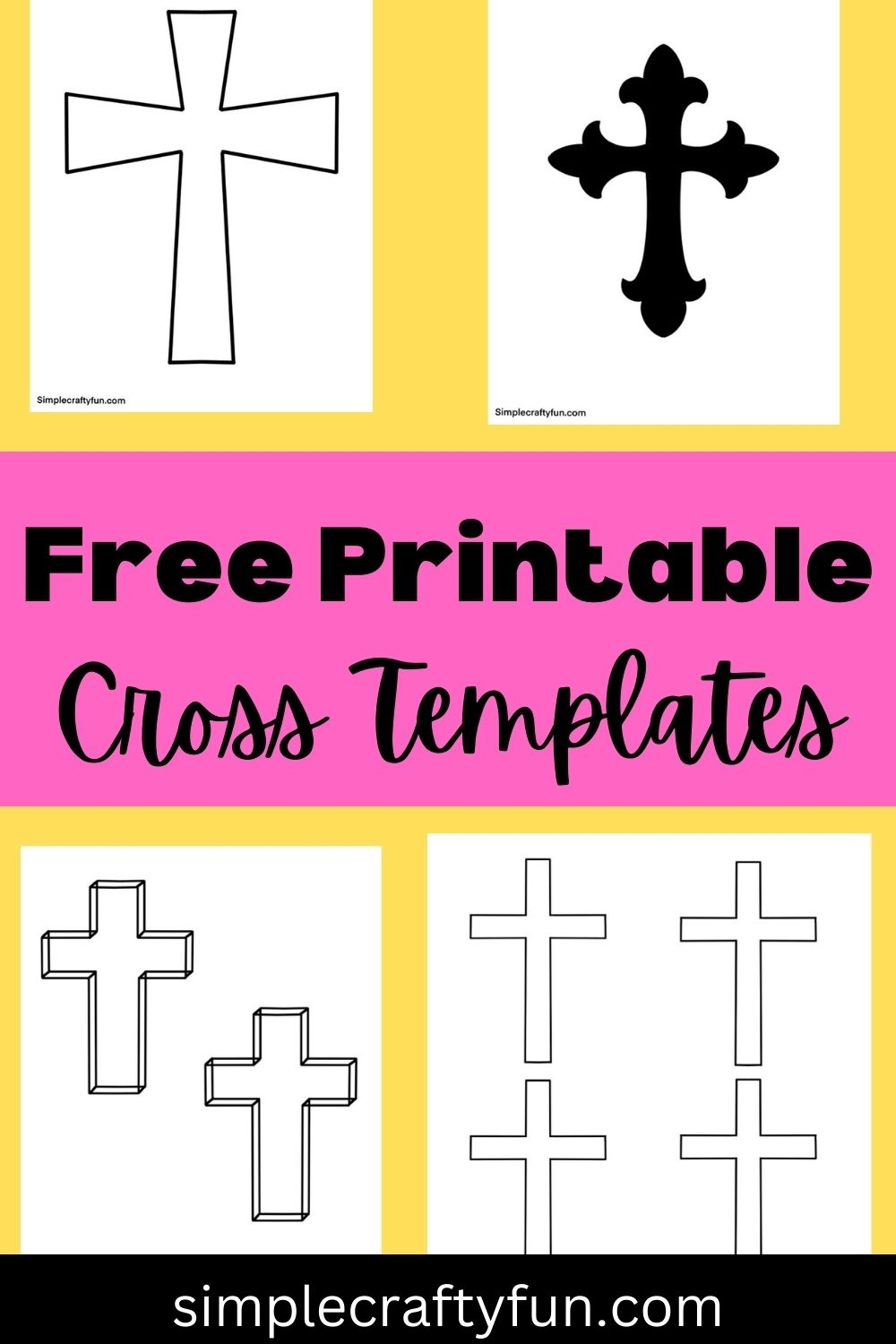 Free Cross Template Printable