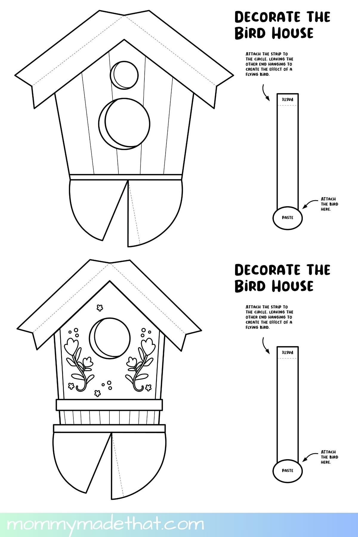 Bird Template Free Printable