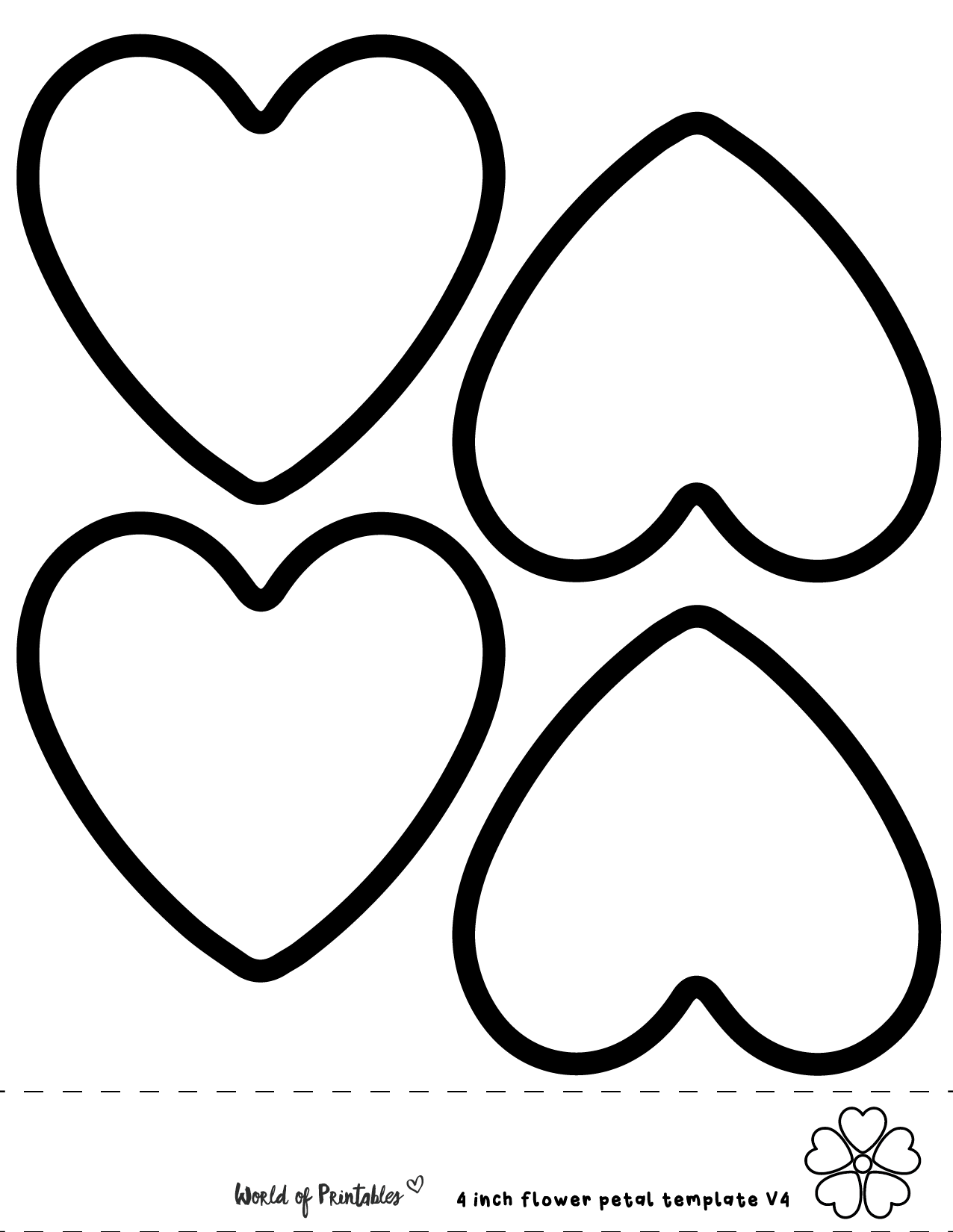 40 Flower Petal Templates World Of Printables