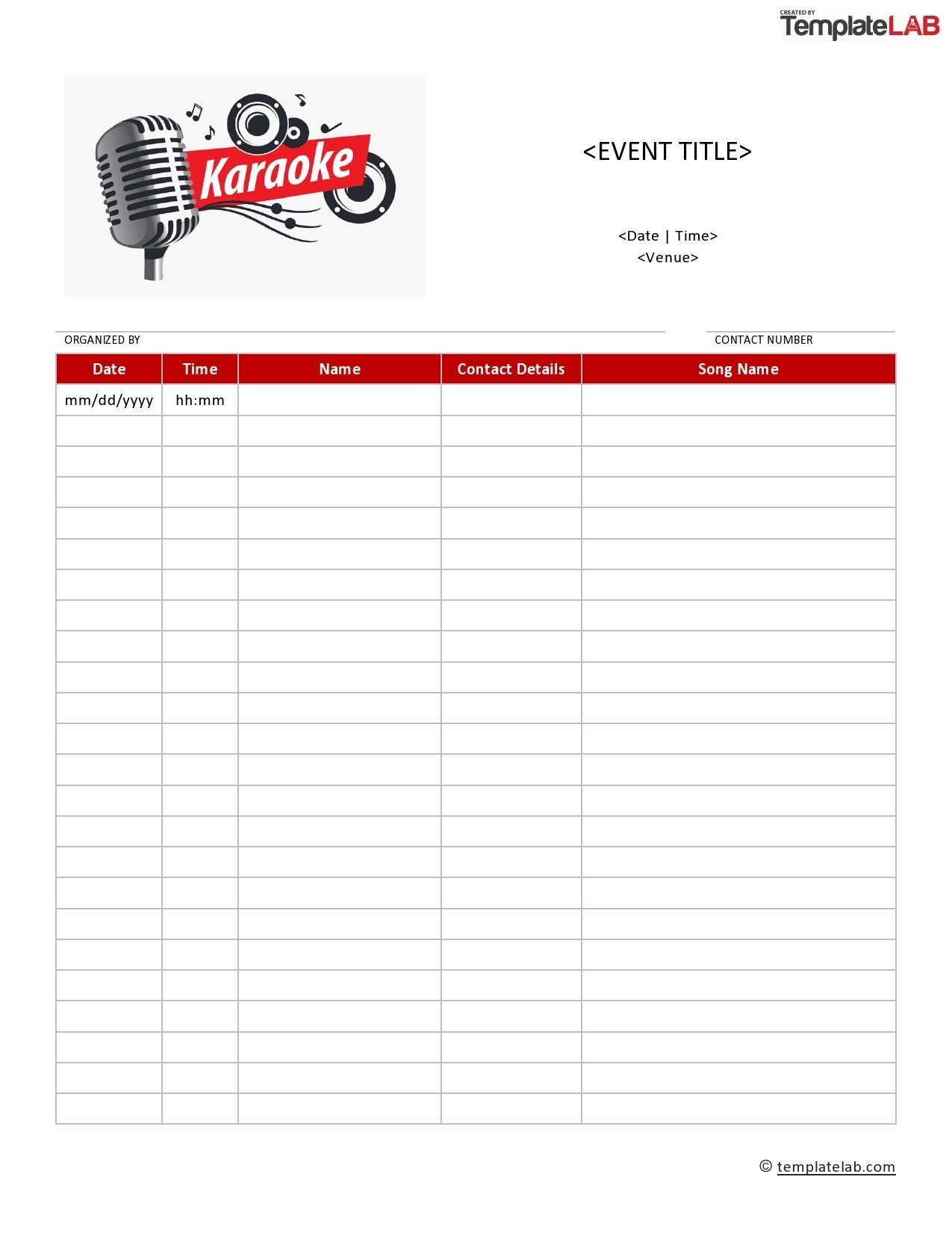 40 Sign Up Sheet Sign In Sheet Templates Word Excel 