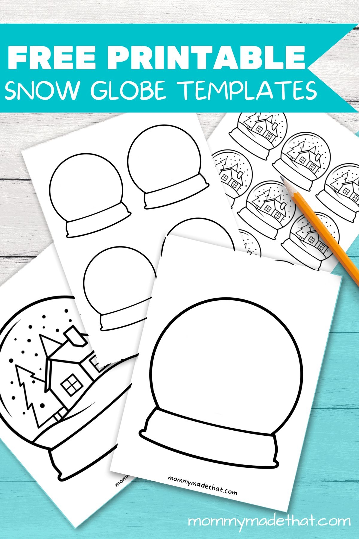 Free Printable Snow Globe Template Pdf