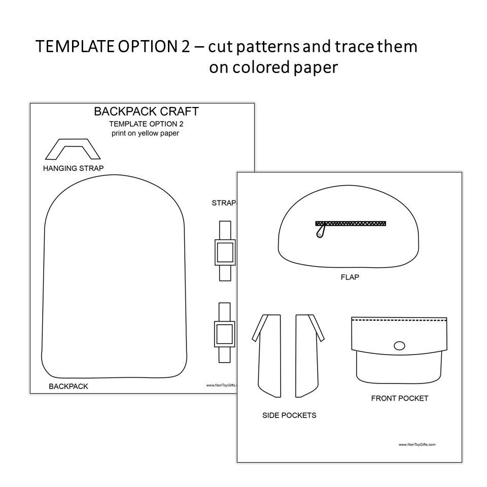 Backpack Craft Template Project Management Templates