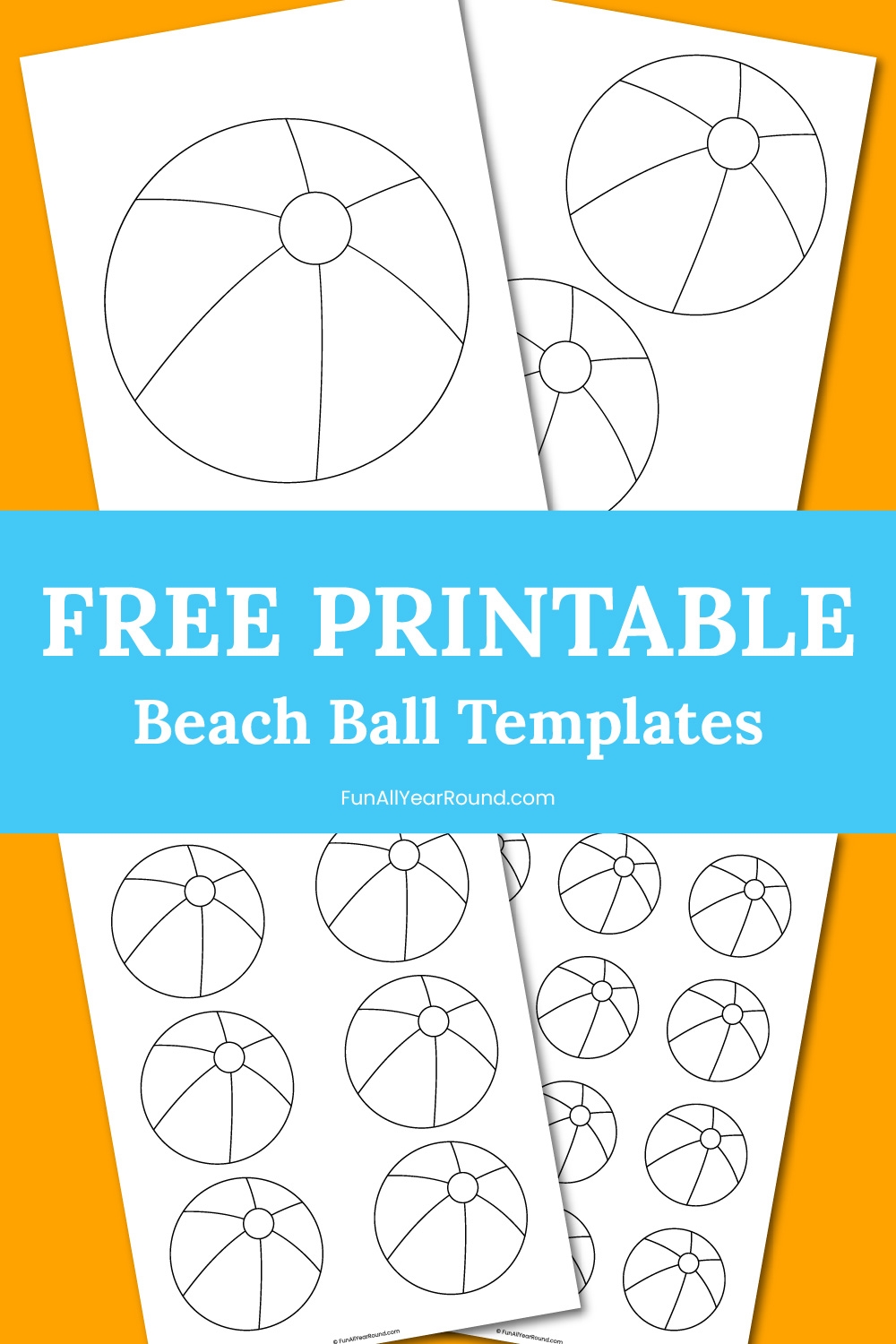 Beach Ball Template Fun All Year Round