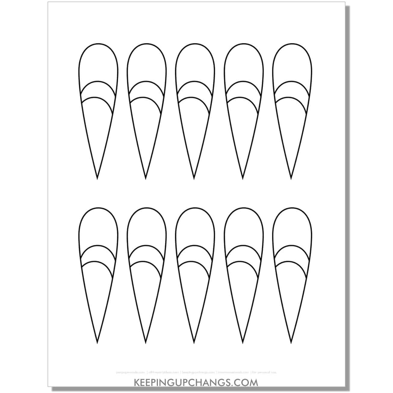 Best Free Printable Feather Outlines Templates Stencils Top Downloads 