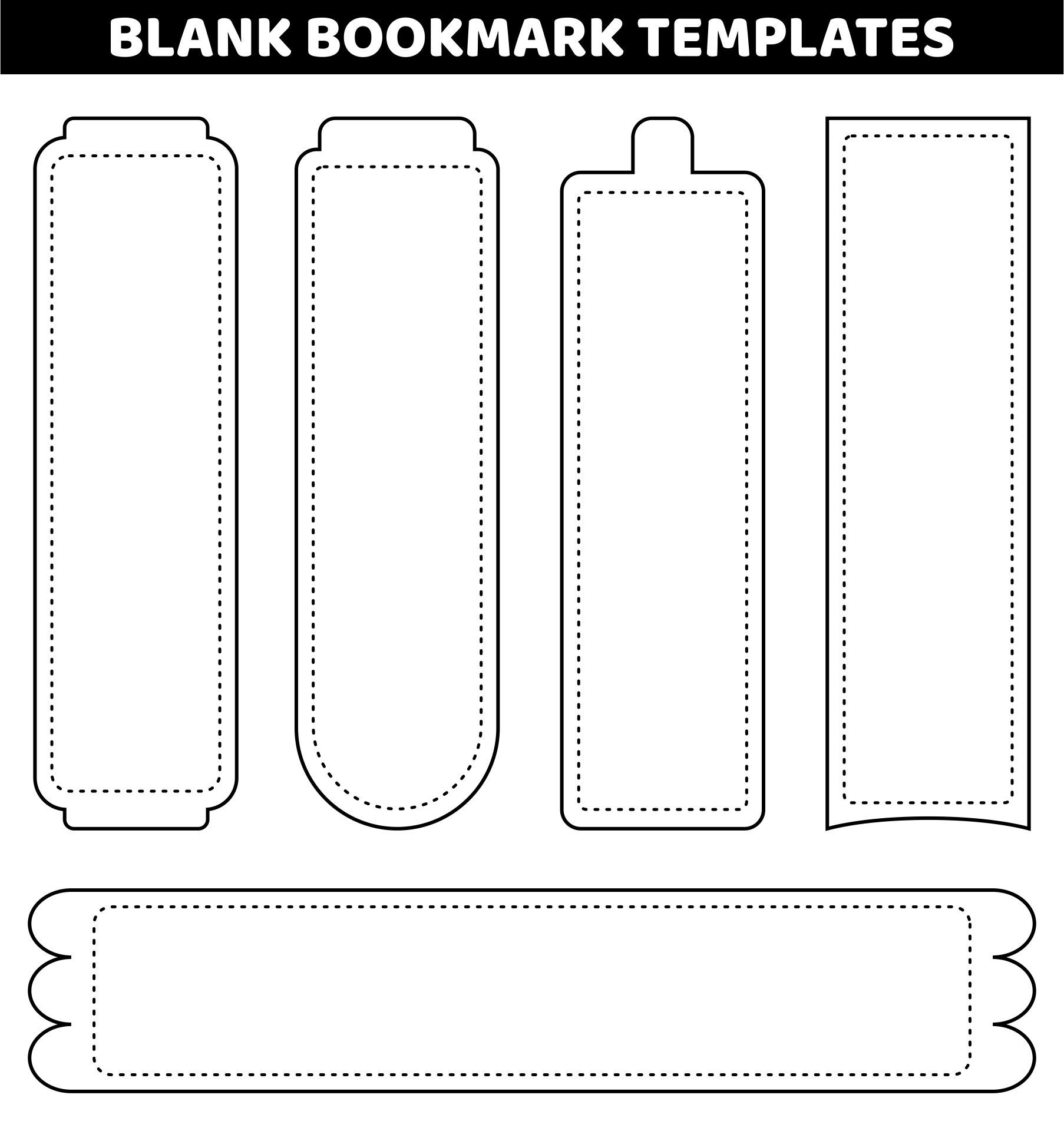Free Printable Bookmarks Templates