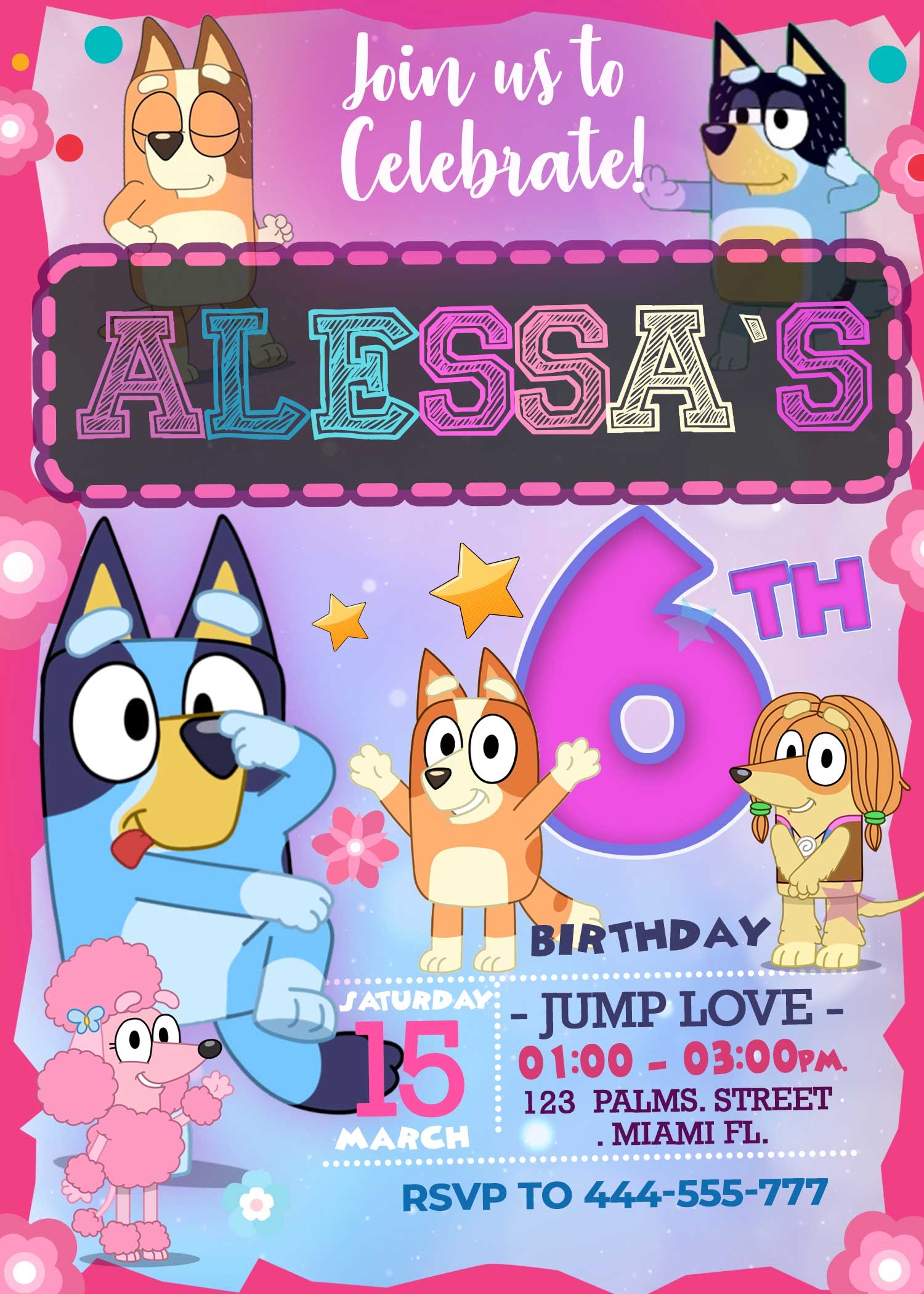 Bluey Template Free Printable
