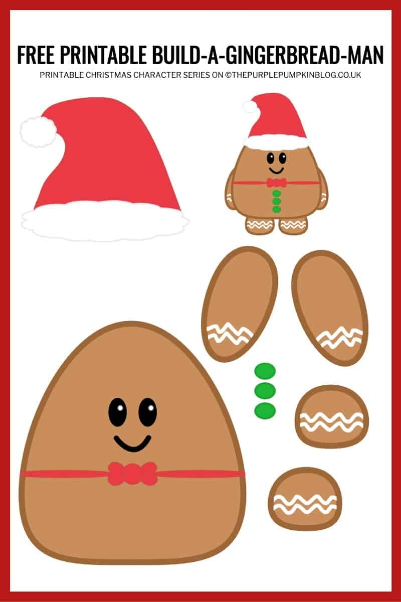 Free Printable Gingerbread Man Template Pdf