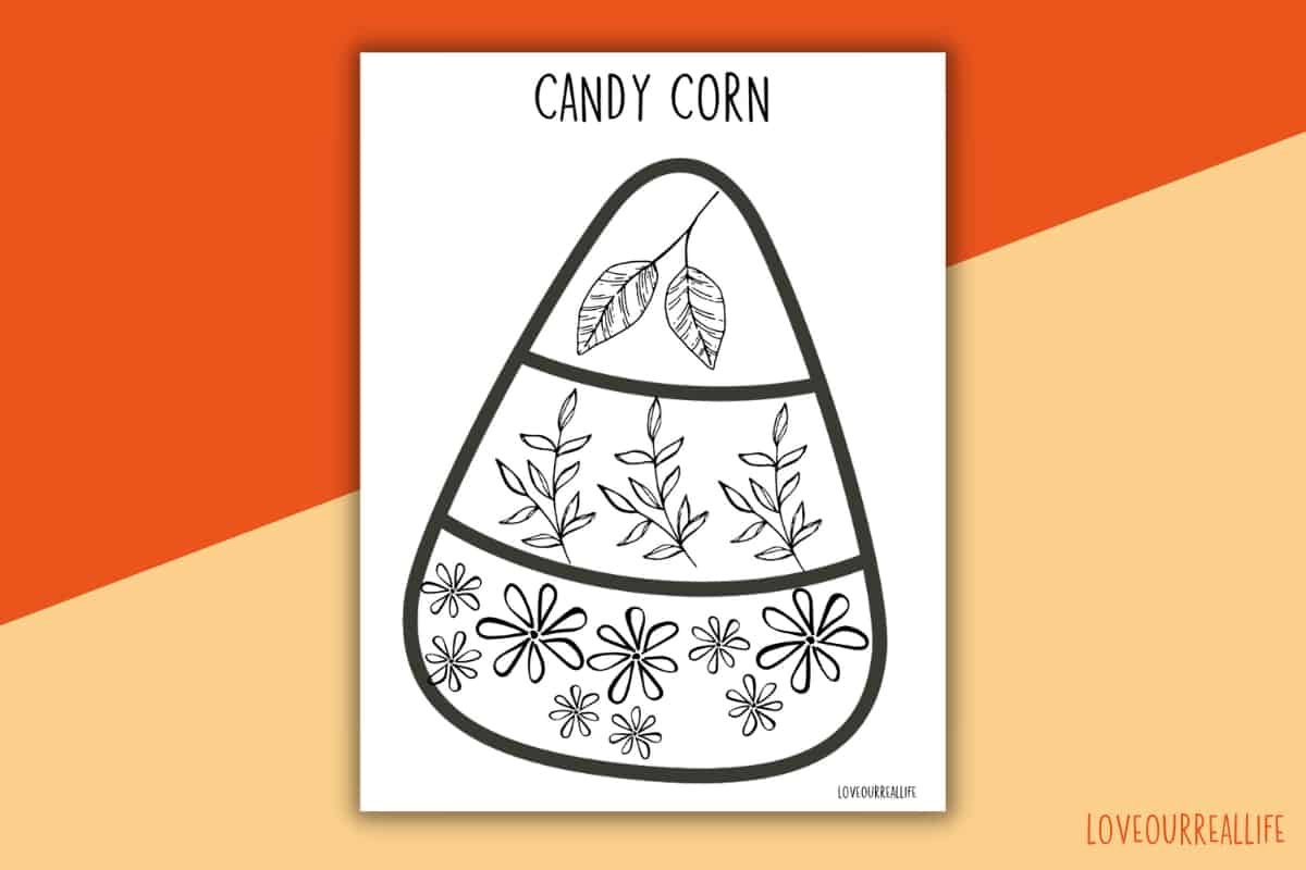 Free Printable Candy Corn Template
