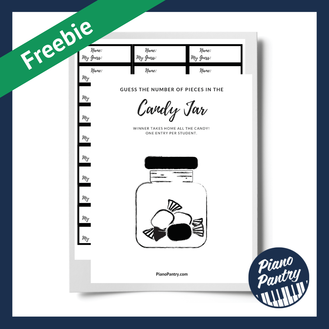 Guess How Many Printable Template Free