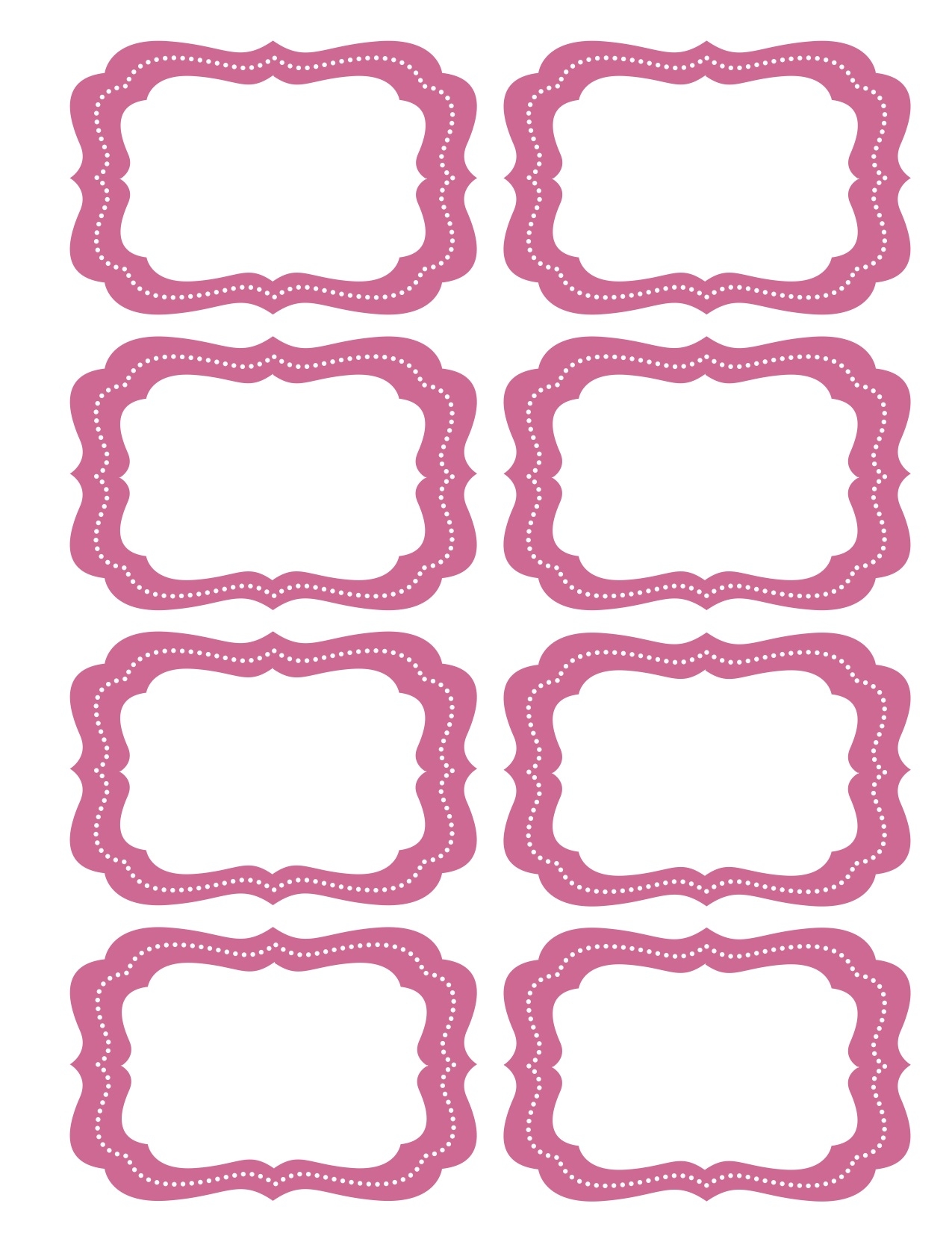 Label Templates Free Printable