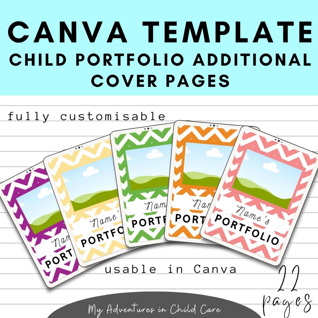 Cda Portfolio Cover Sheet Etsy