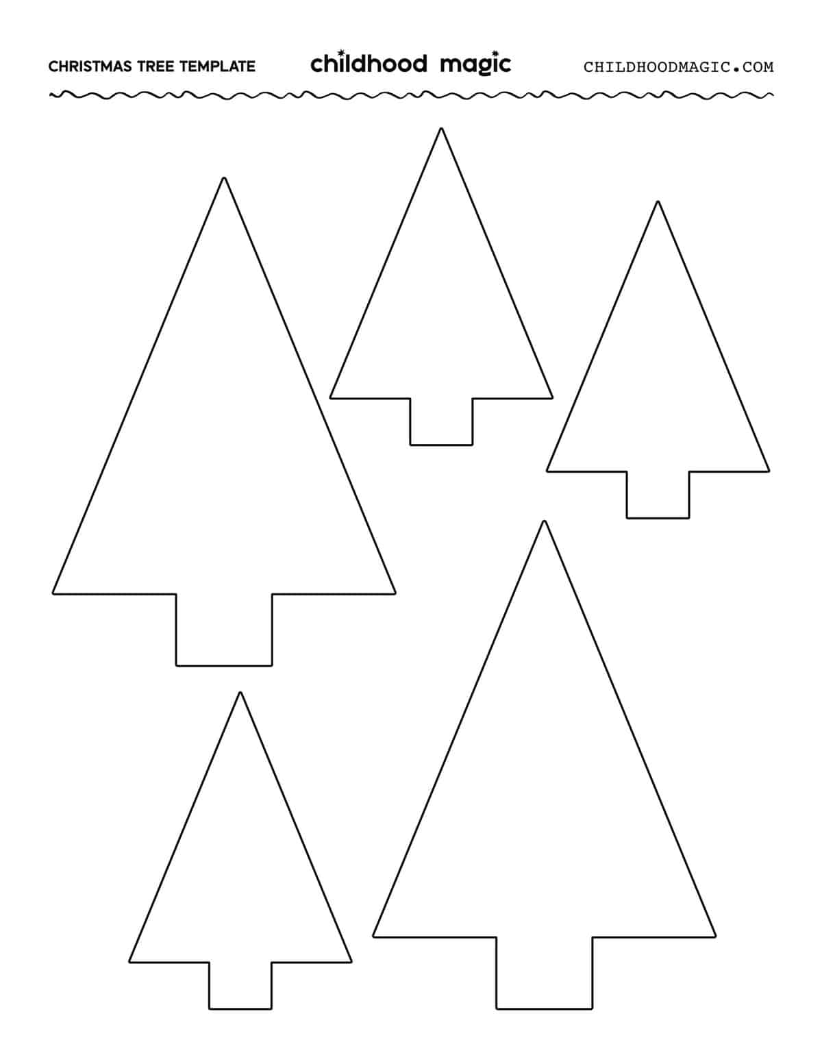 Large Printable Tree Template Free