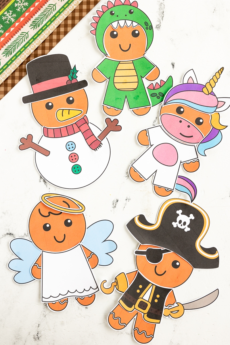 Disguise A Gingerbread Man Printable Craft Made To Be A Momma
