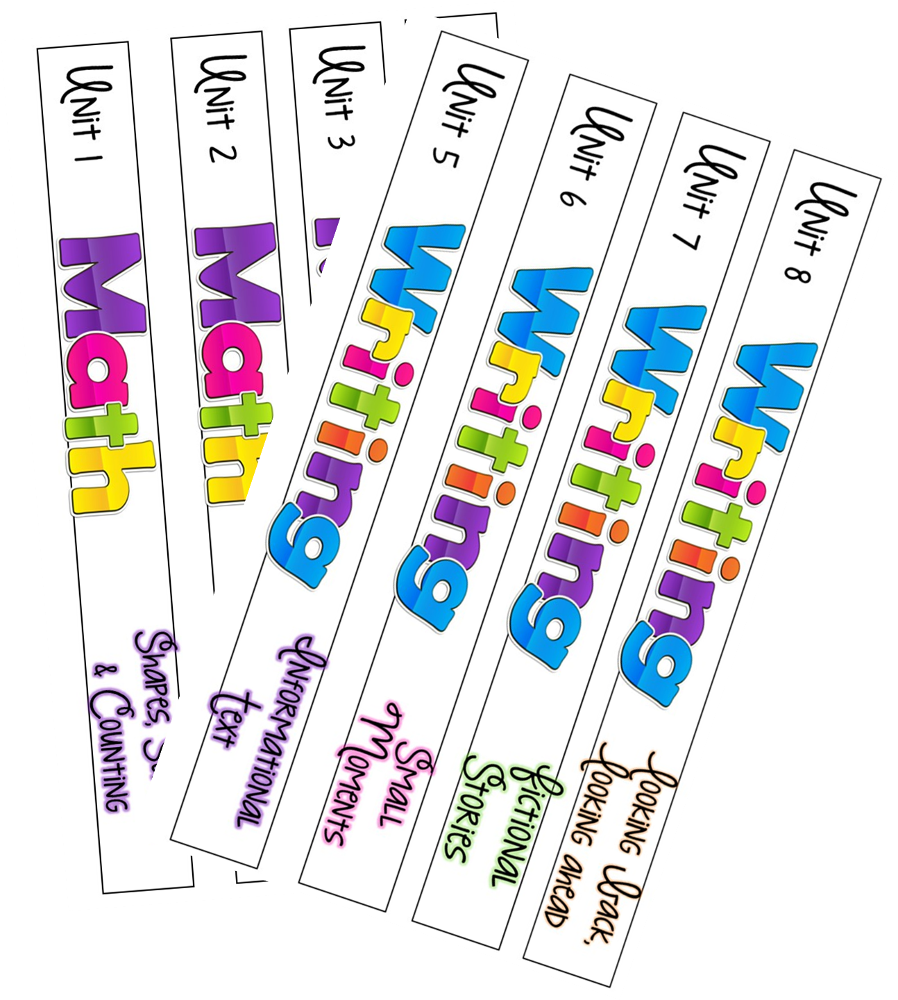 Free Printable Binder Spine Template