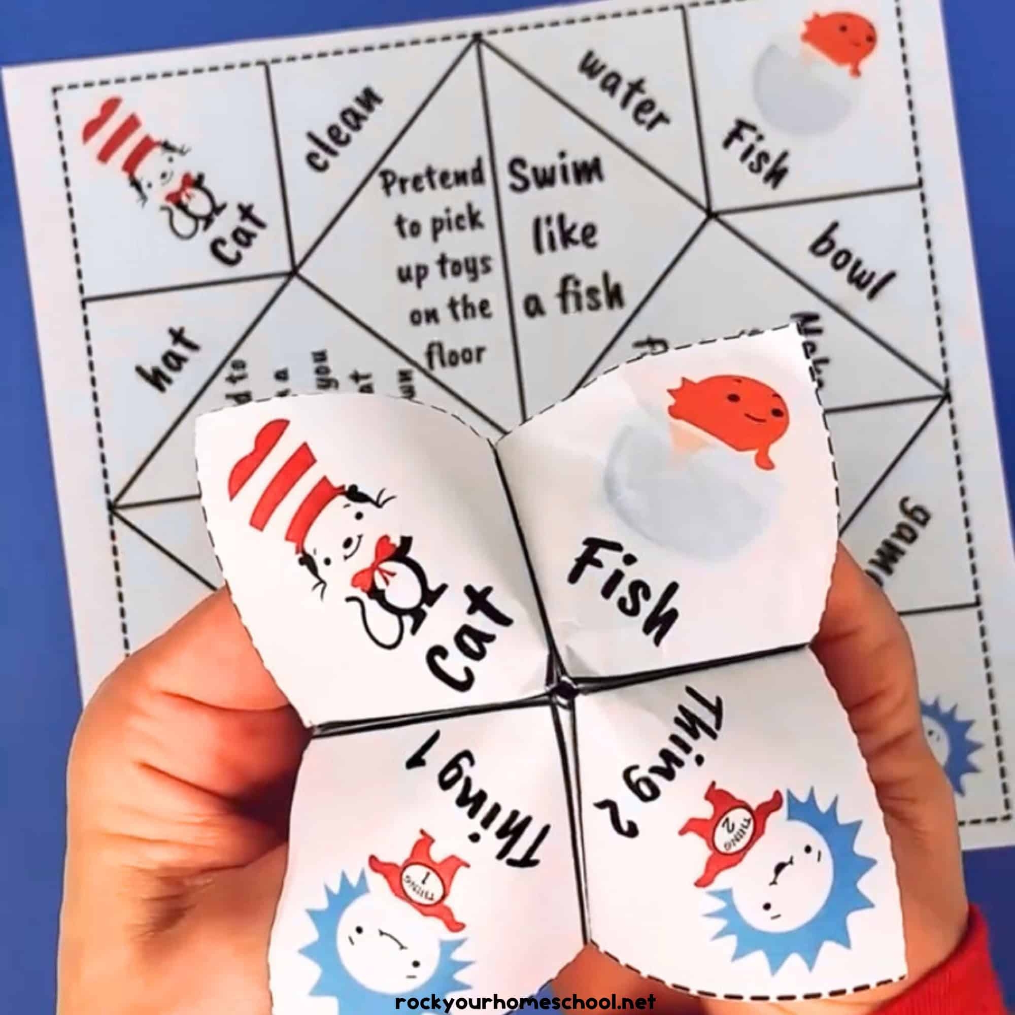Free Printable Cootie Catcher Template