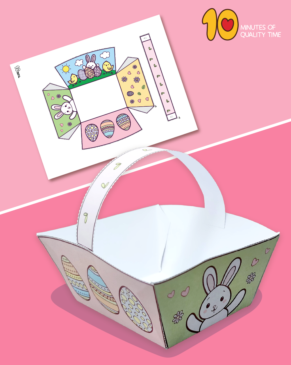 Easter Basket Template Free Printable