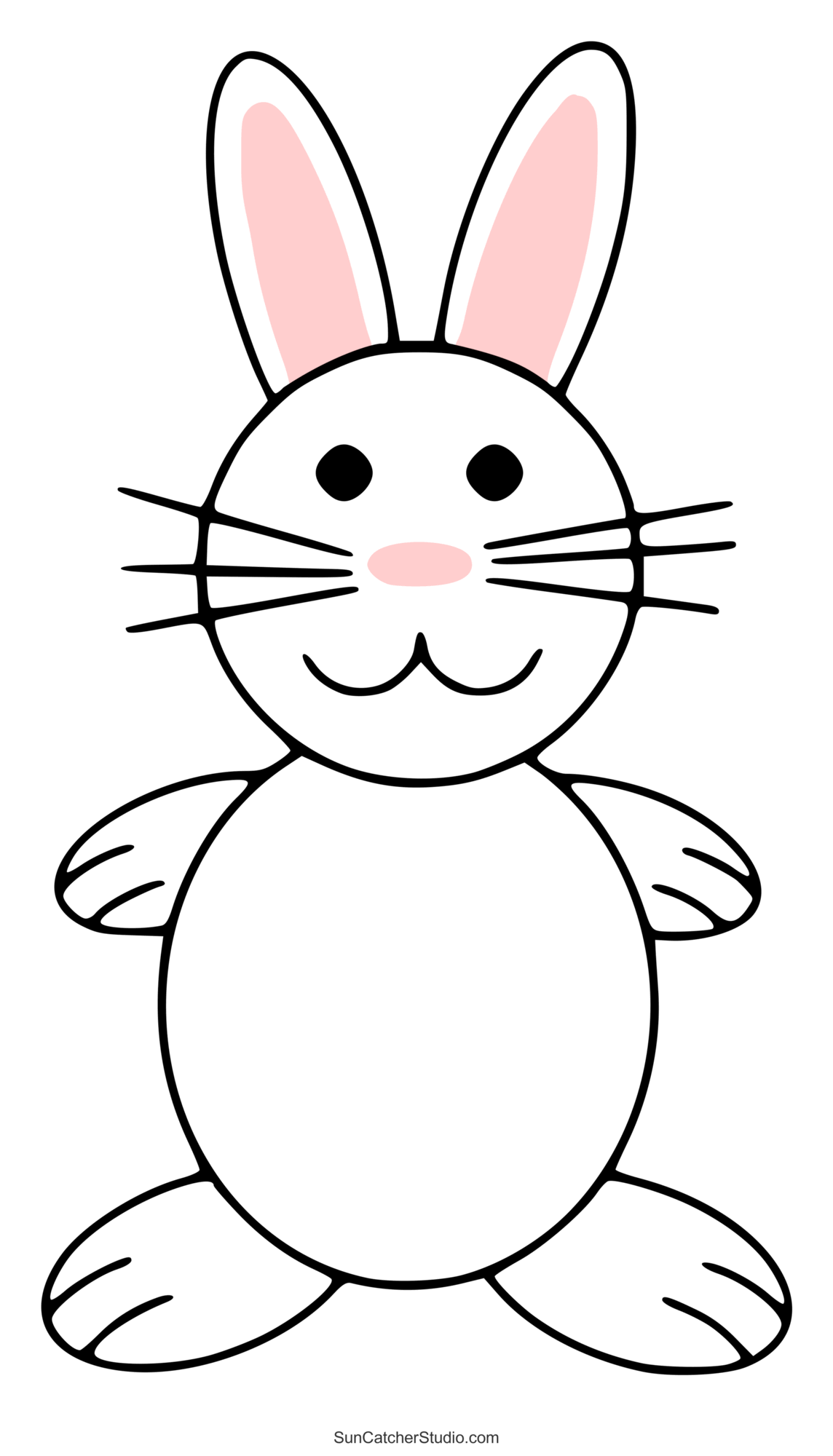 Easter Clip Art Patterns Egg And Bunny Stencils Free Printables Monograms Design Tools Patterns DIY Projects