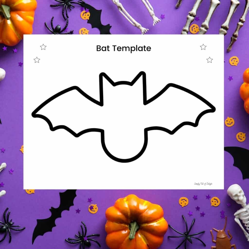 Free Printable Printable Bat Template