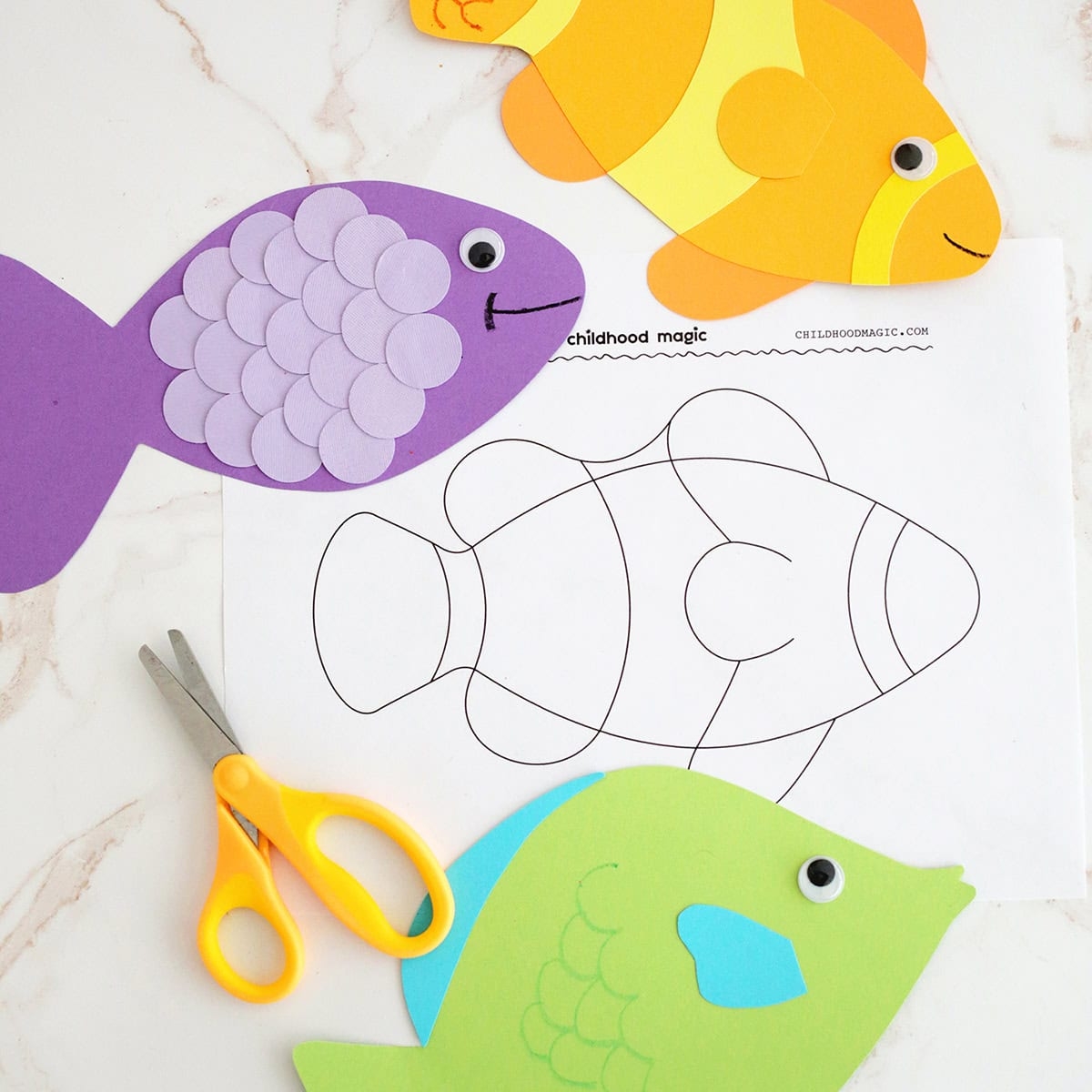 Free Fish Printable Template