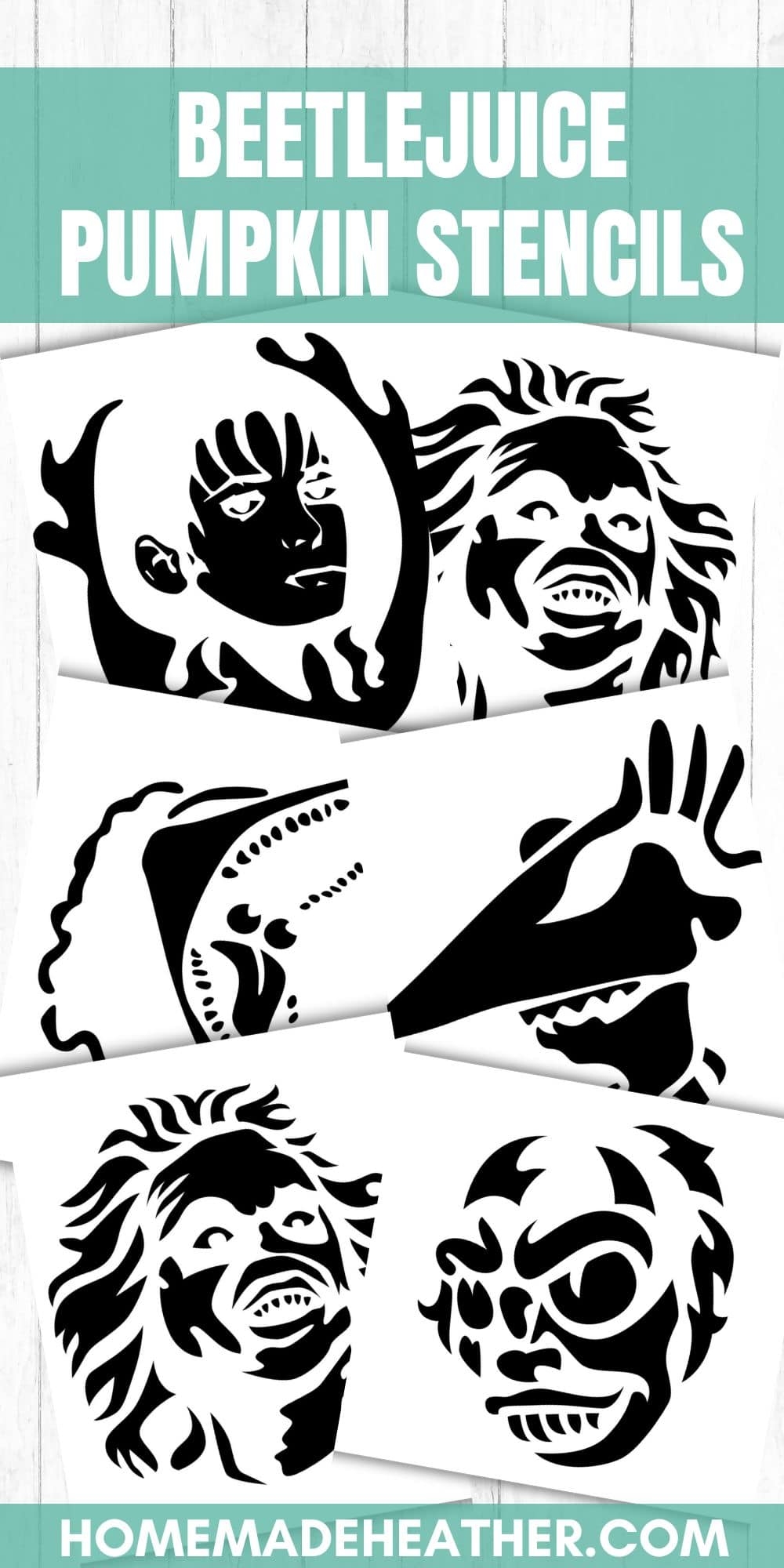 Free Beetlejuice Pumpkin Carving Stencils Homemade Heather