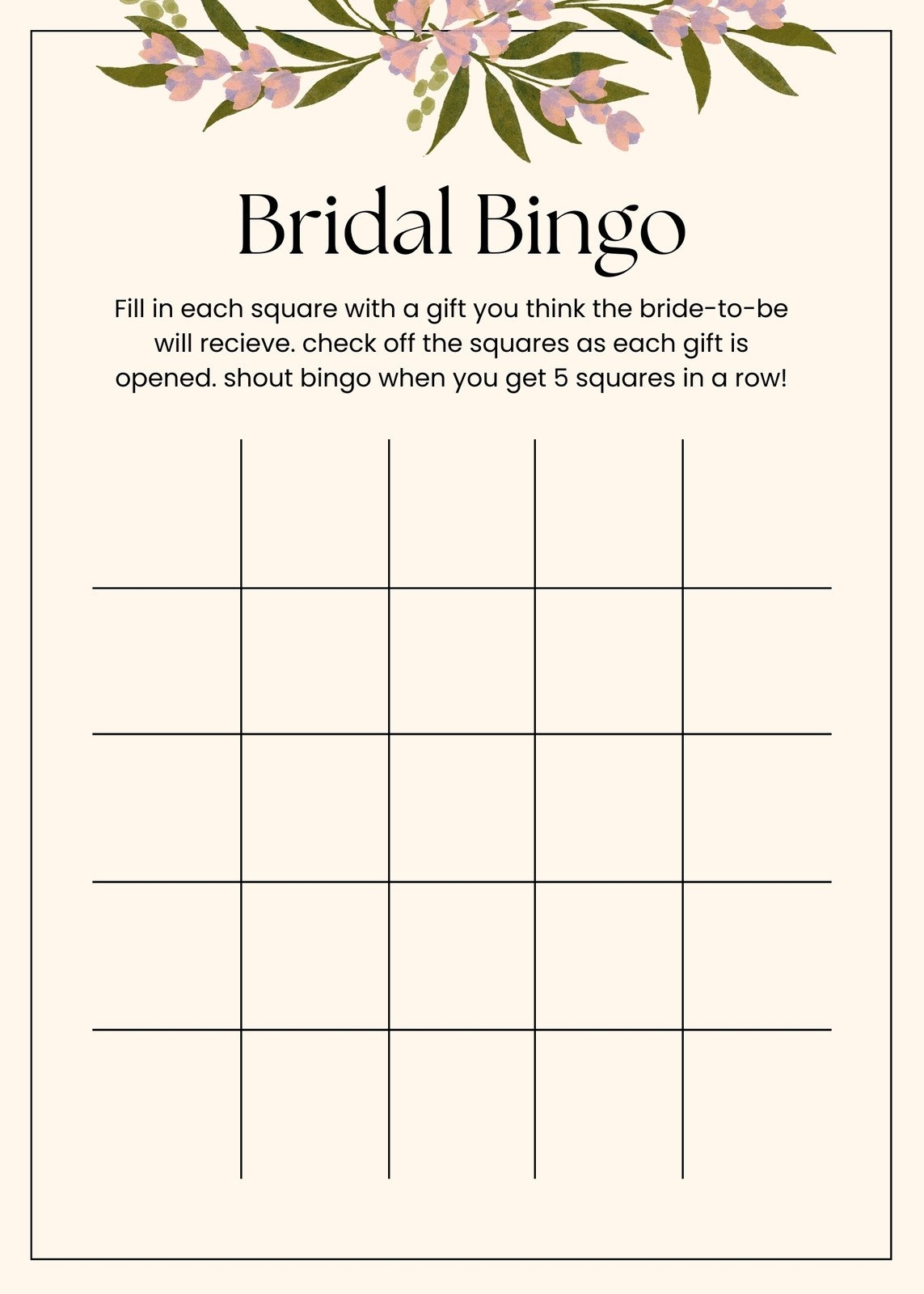 Free Bingo Card Templates To Customize And Print Canva