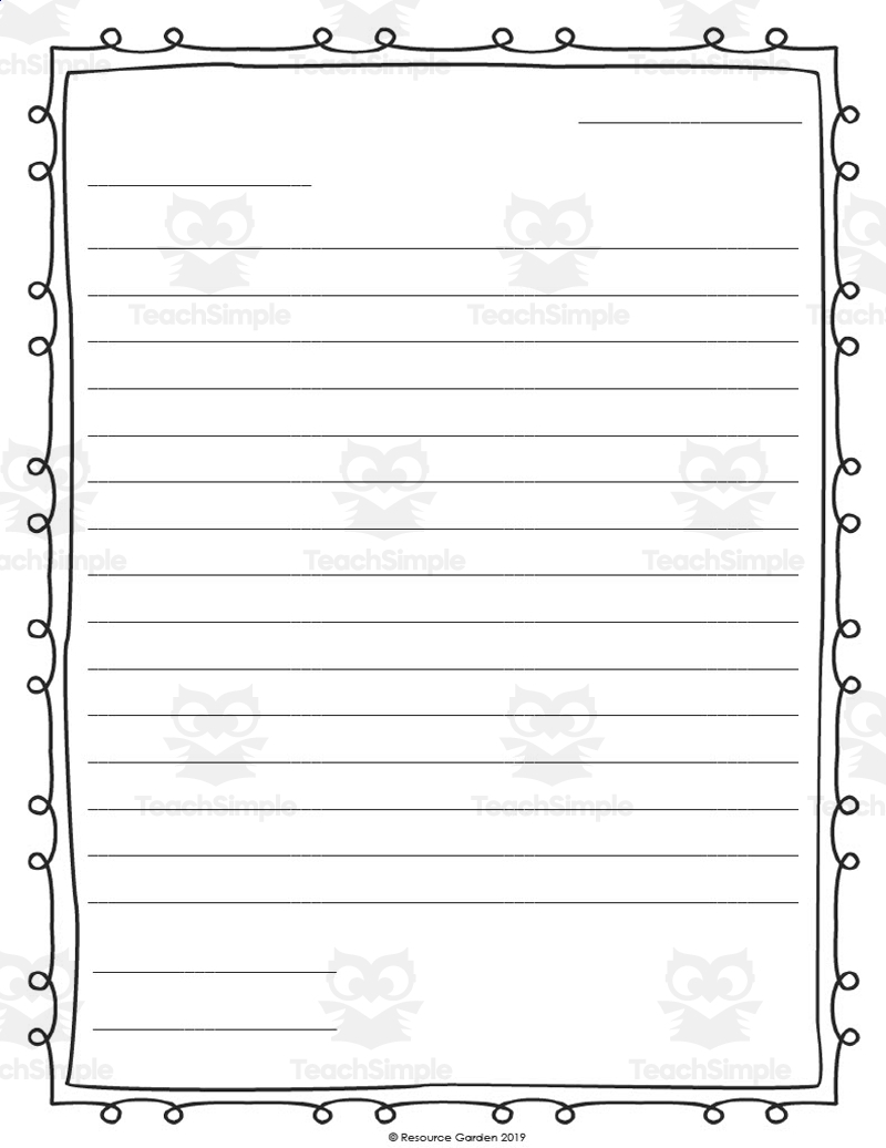 Free Printable Letter Template