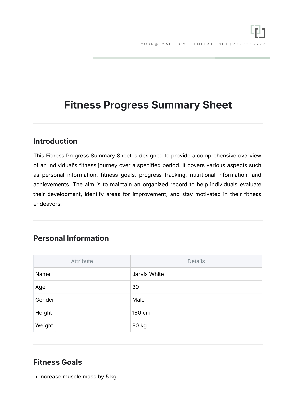 Free Printable Chapter Summary Template