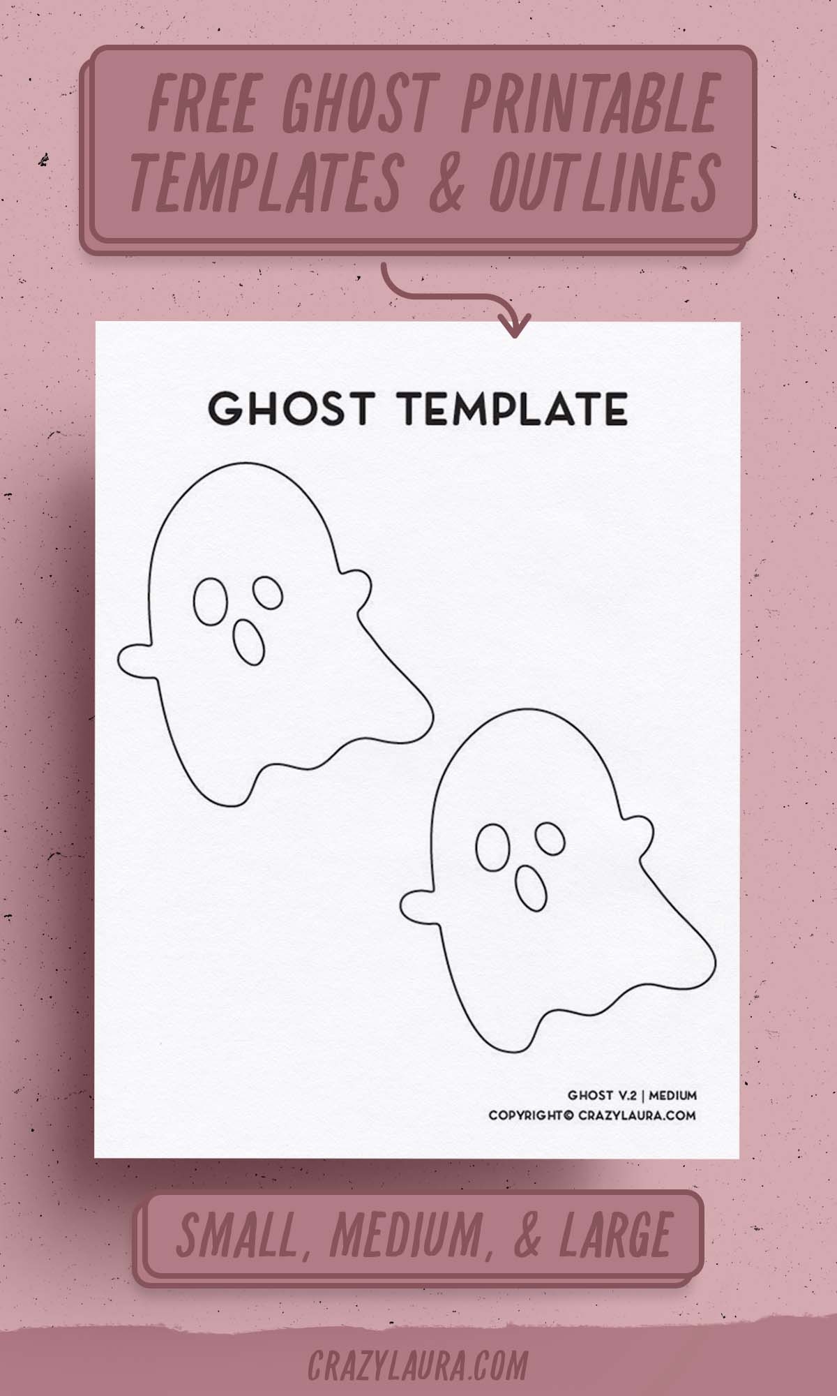 Ghost Templates Free Printable