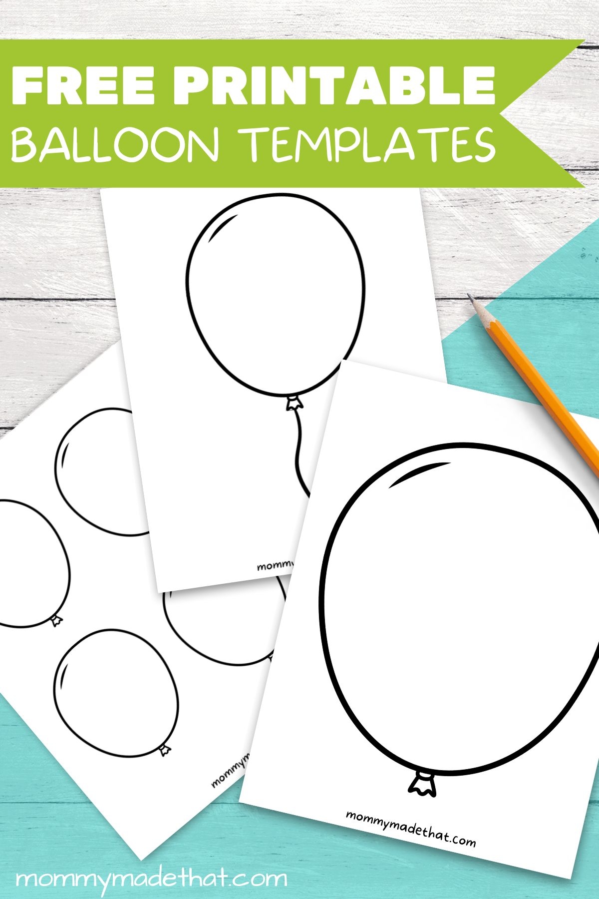 Balloon Template Printable Free