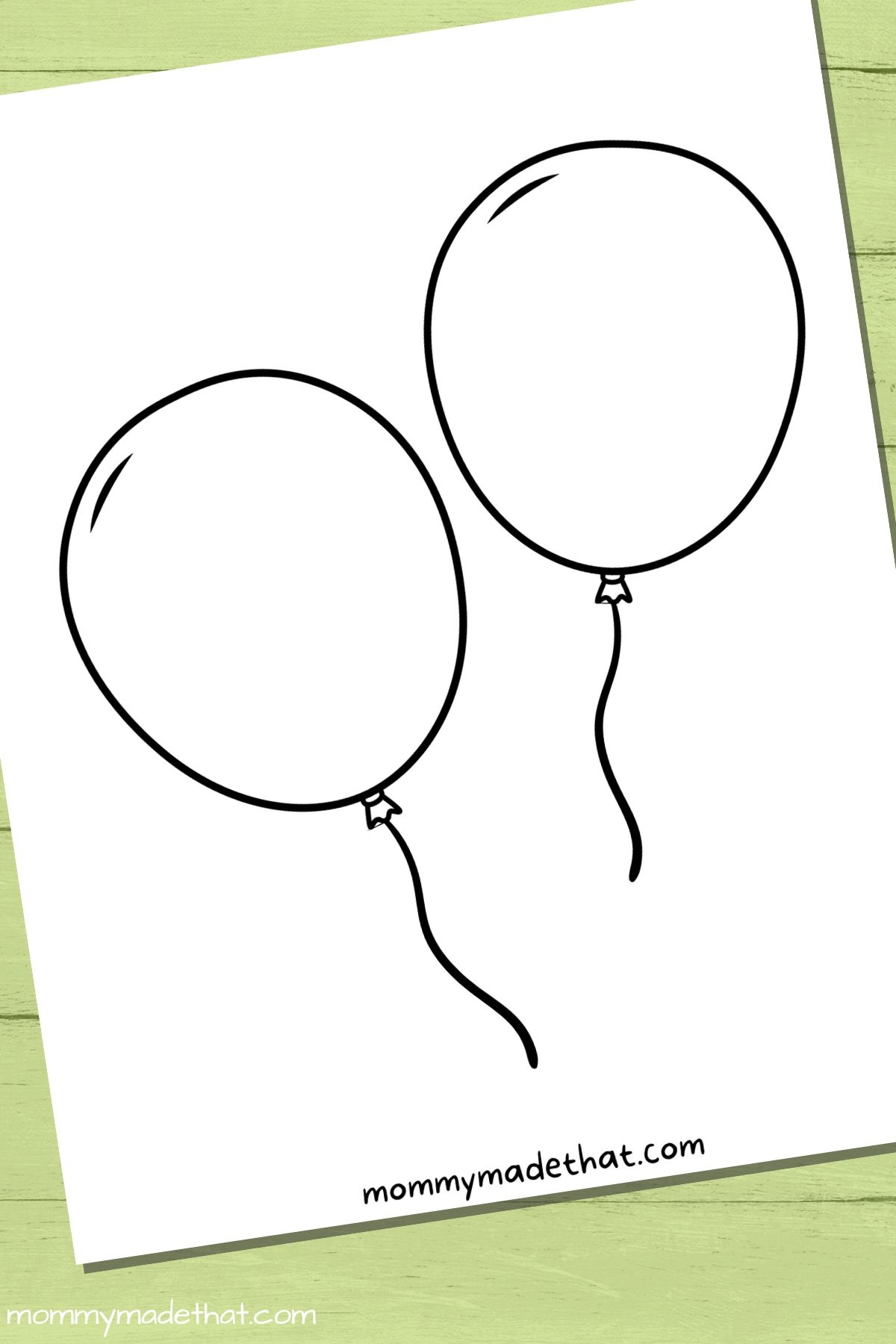 Free Printable Balloon Templates Different Sizes Worksheets Library