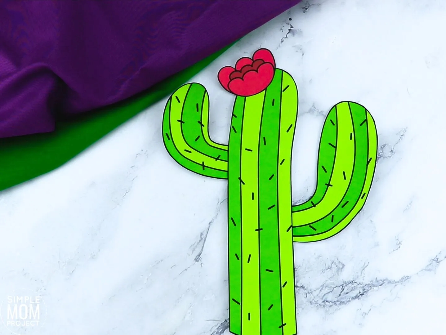 Cactus Template Free Printable
