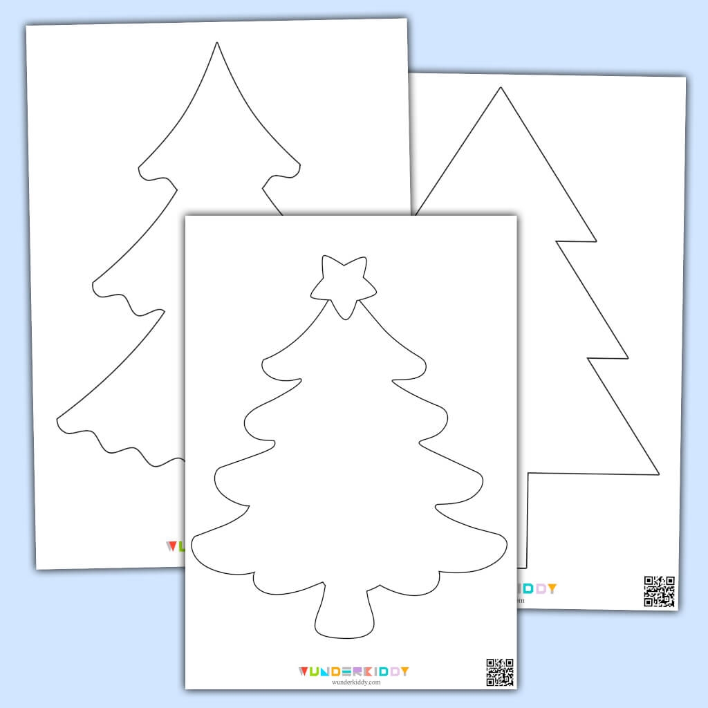 Free Printable Angel Tree Template