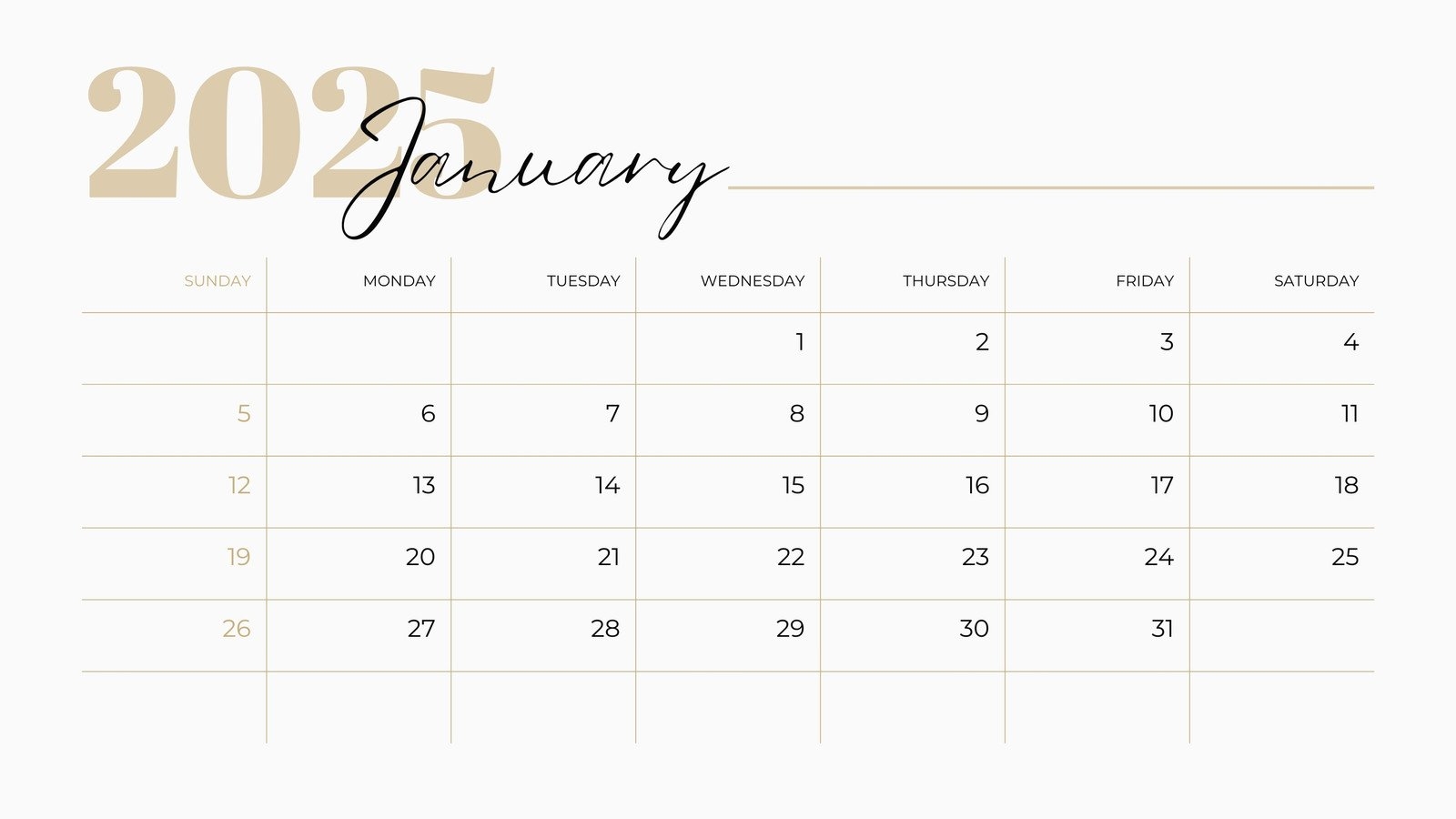 Free Calendar Templates Printable