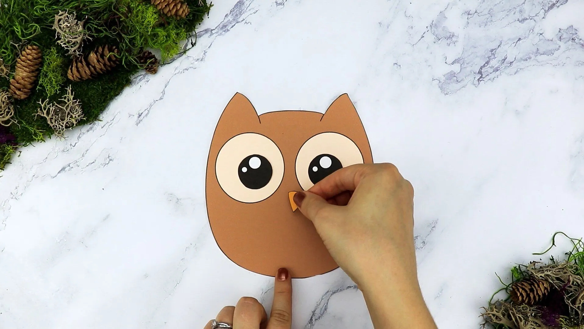 Free Printable Cut And Paste Owl Craft For Kids Simple Mom Project