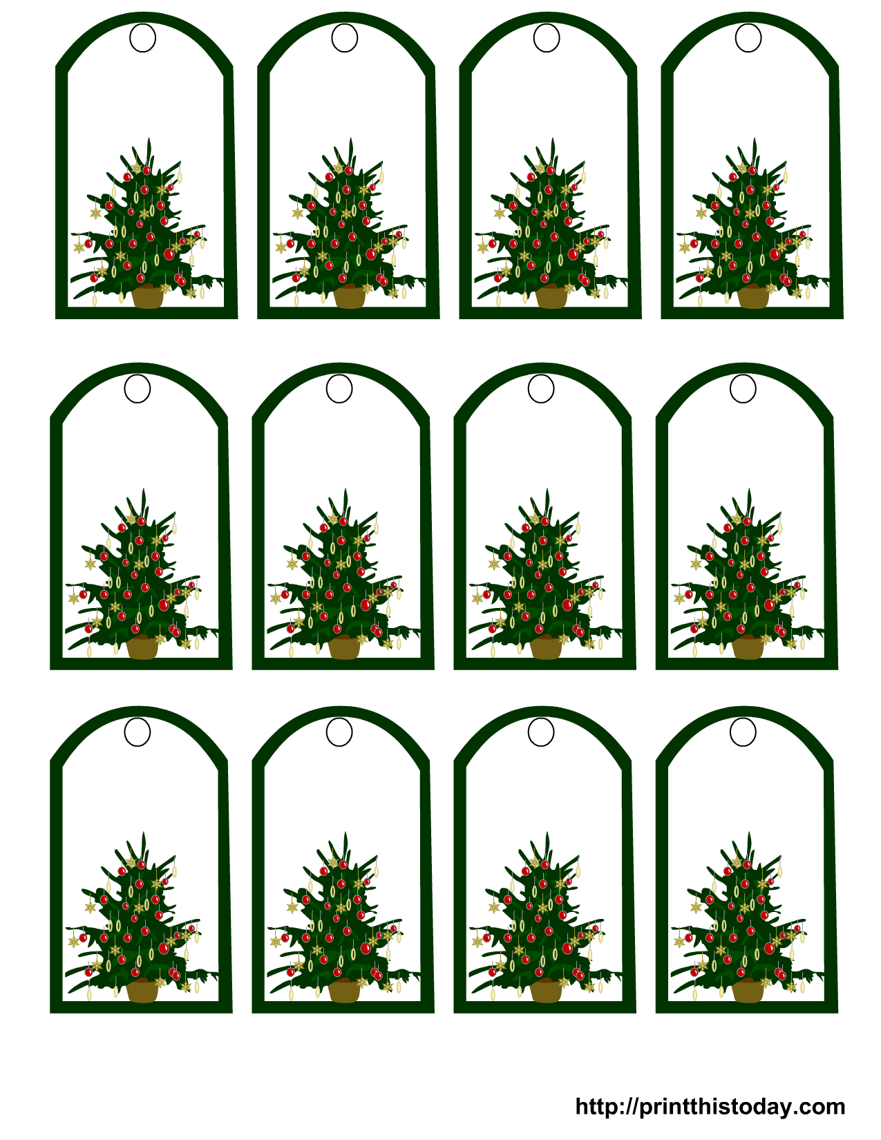 Free Printable Giving Tree Tag Template