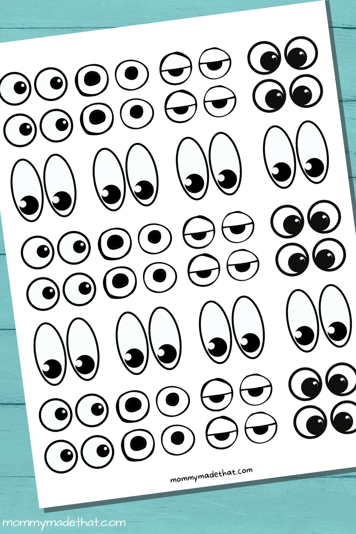 Free Printable Eyes Template