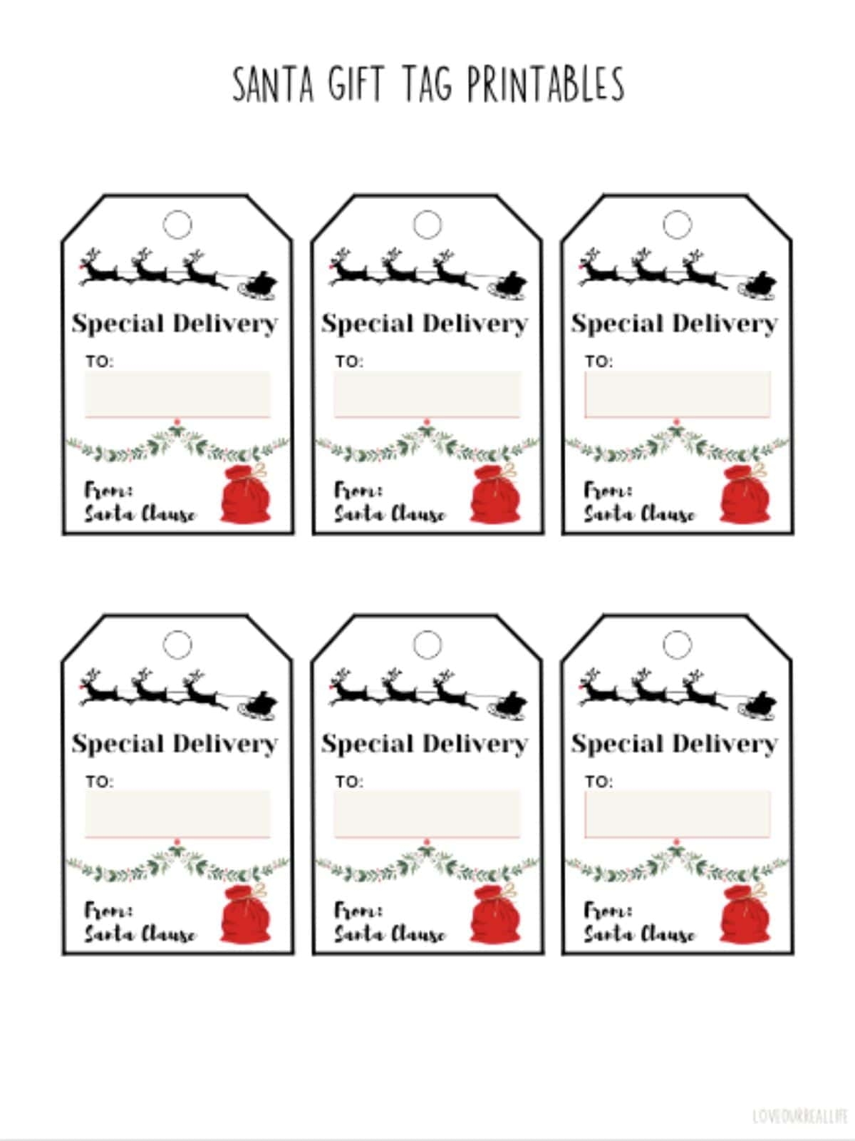 Free Printable Giving Tree Tag Template