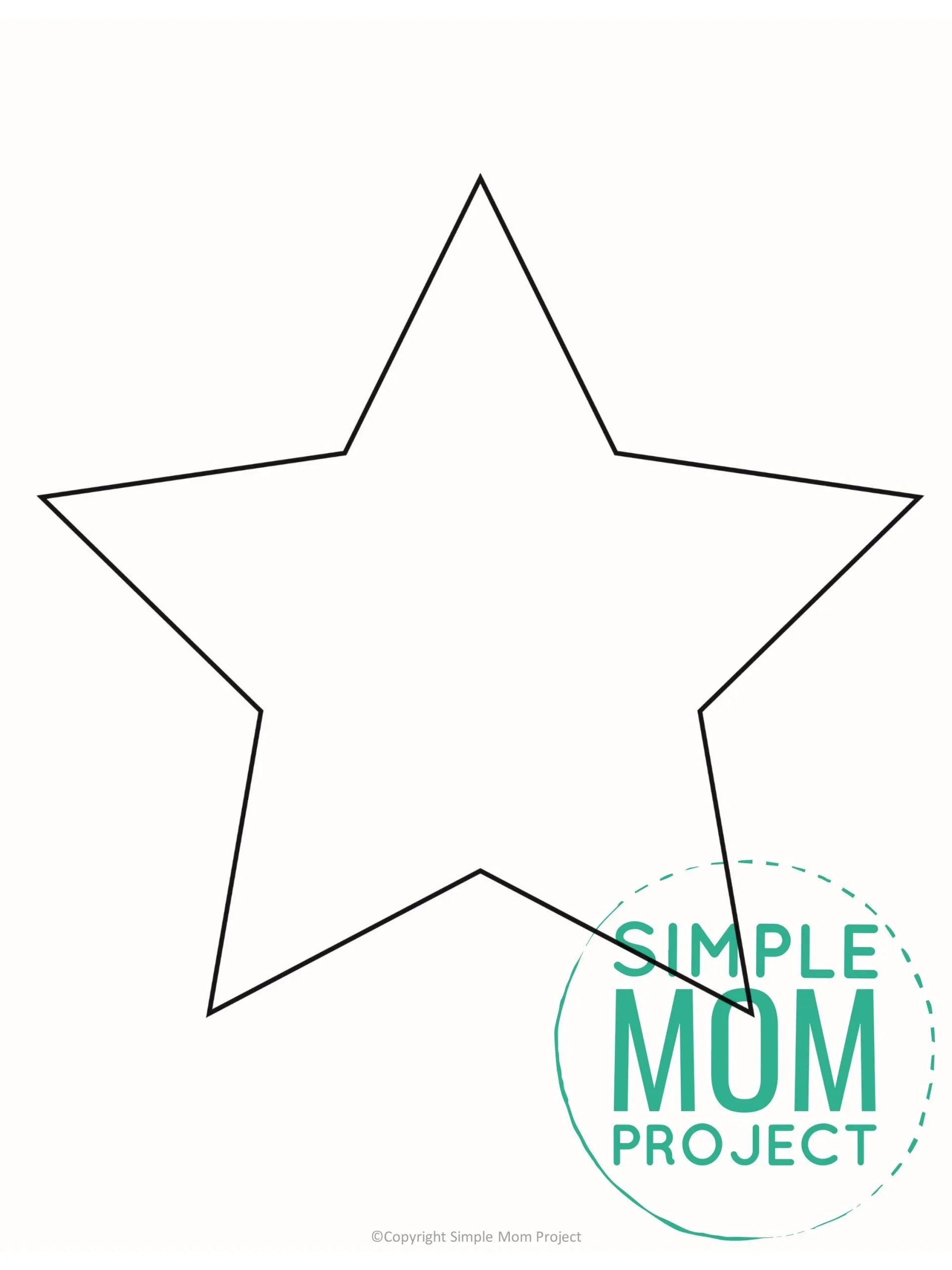 Printable Star Template Free