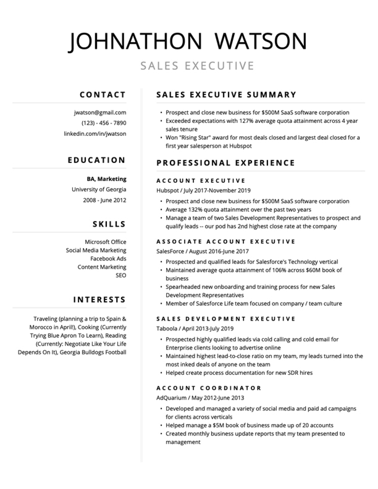 Free Resume Templates For 2025 Edit Download ResyBuild io