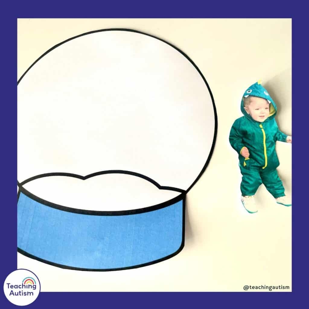 Free Snow Globe Craft For Kids Teaching Autism