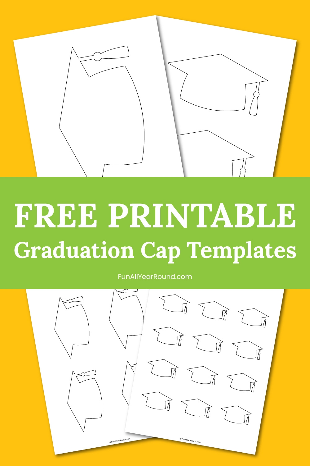 Free Printable Graduation Hat Template