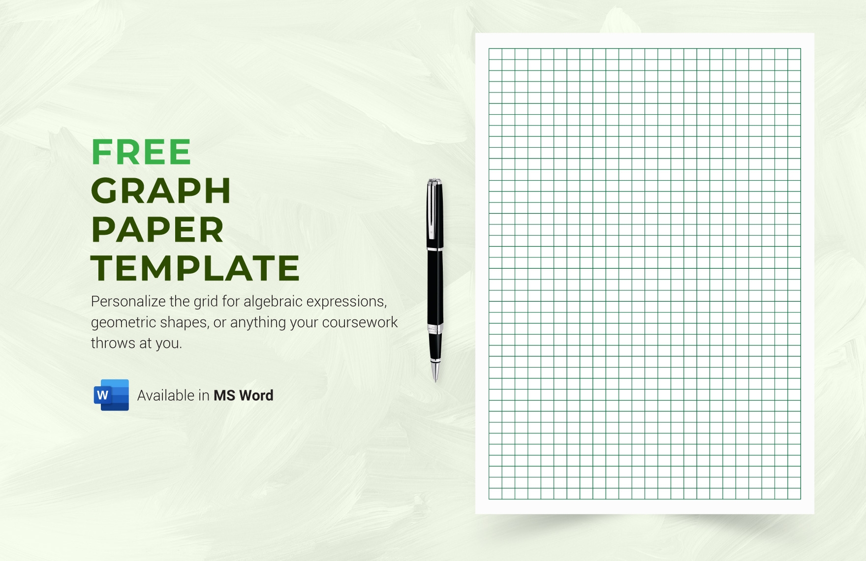 Printable Graph Paper Template