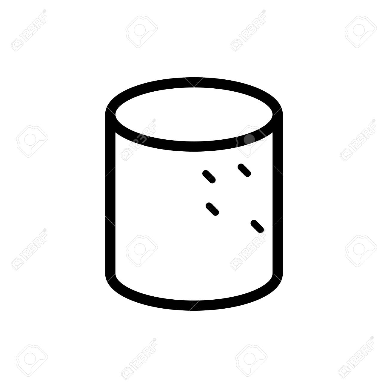 Marshmallow Icon Flat Vector Template Design Trendy Royalty Free SVG Cliparts Vectors And Stock Illustration Image 147091287 