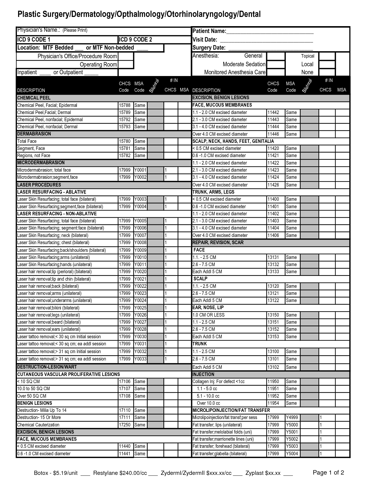 Medical Superbills 10 Free PDF Printables Printablee