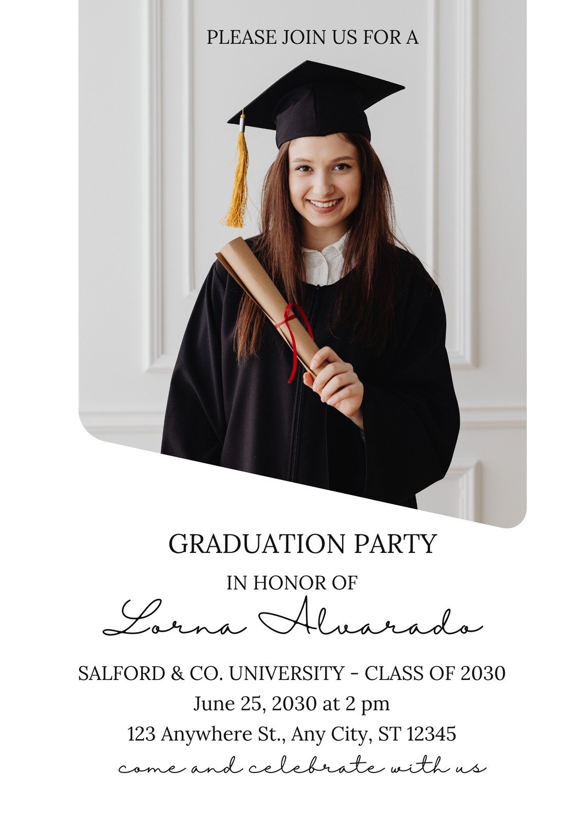 Graduation Announcements Free Printable Templates