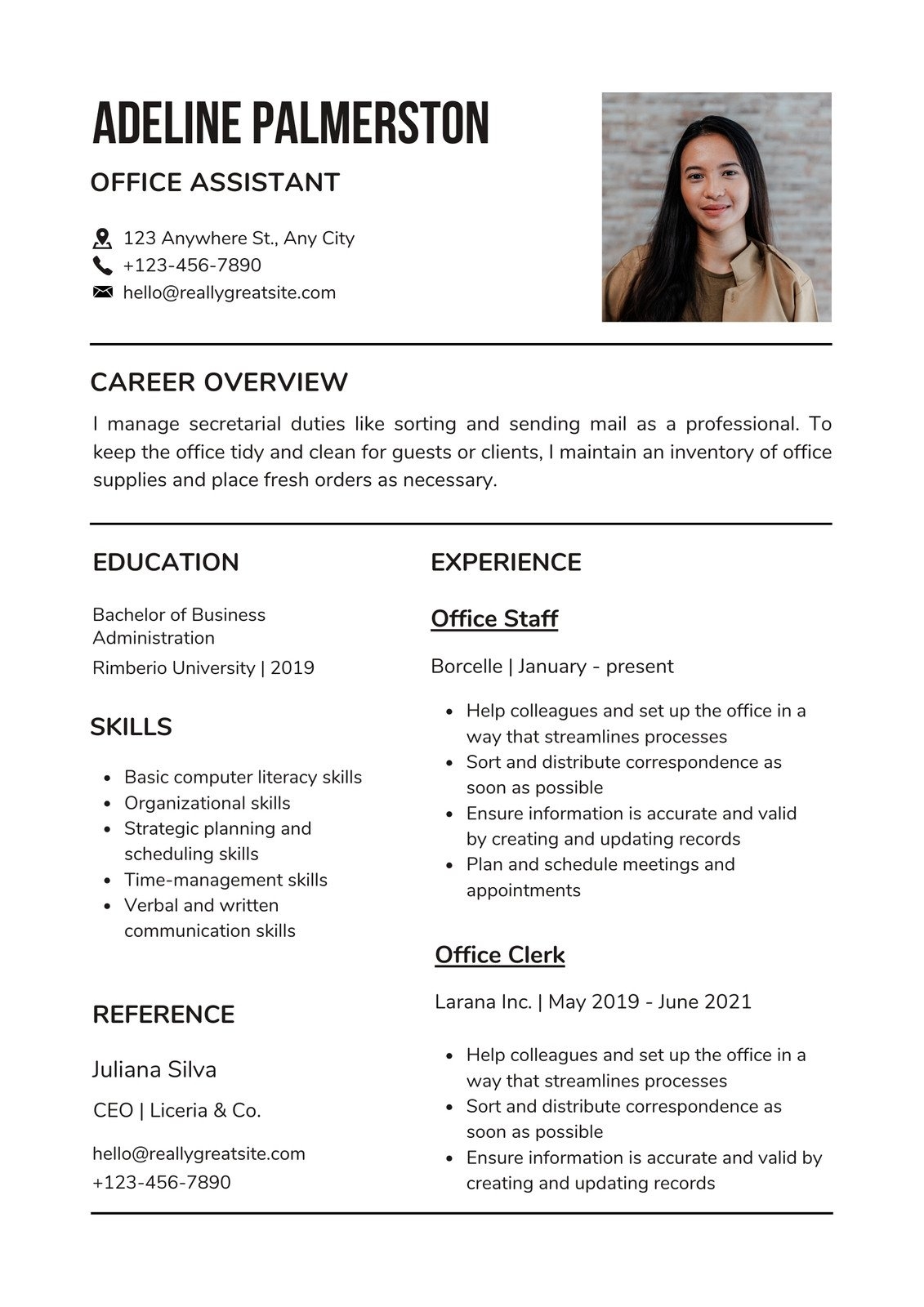 Page 2 Free Printable Resume Templates You Can Customize Canva